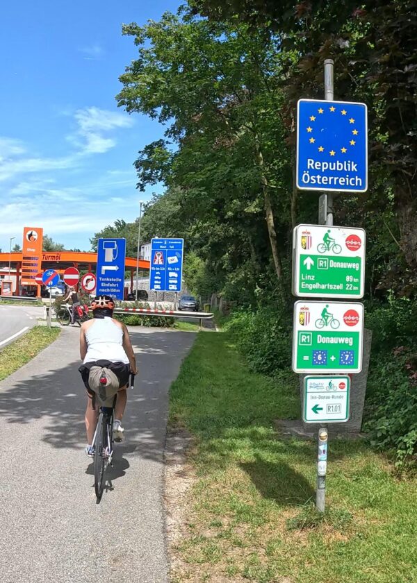 Wjeżdżamy do Austrii – X etap Donauradweg 2024
